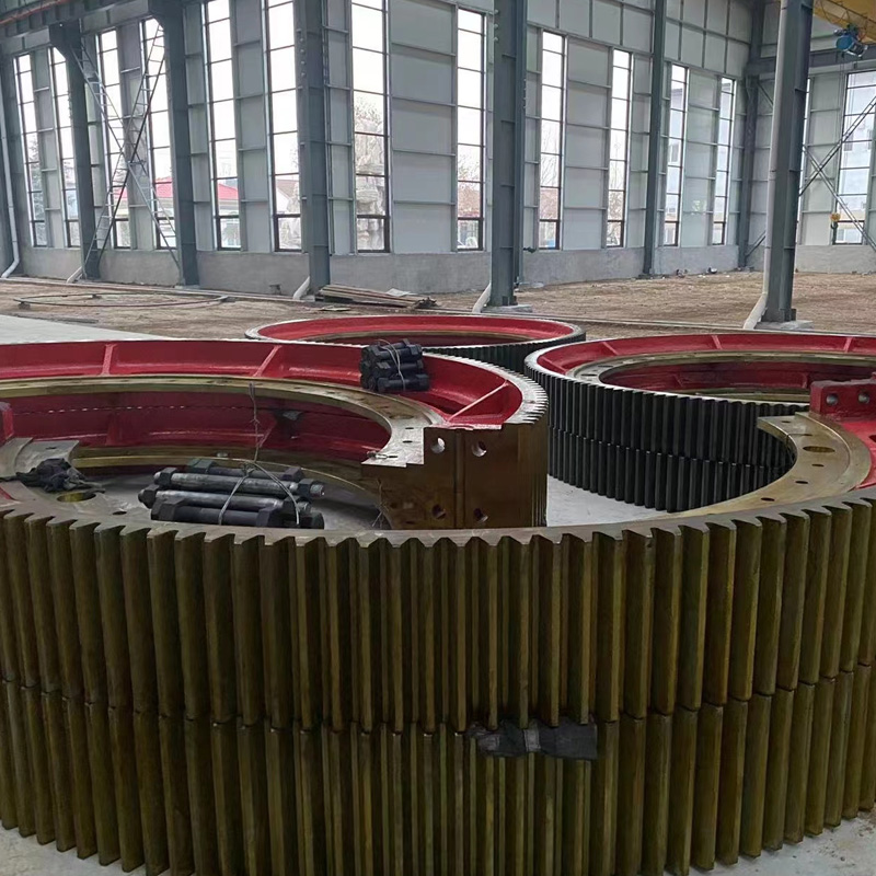 Large gear of coal mill