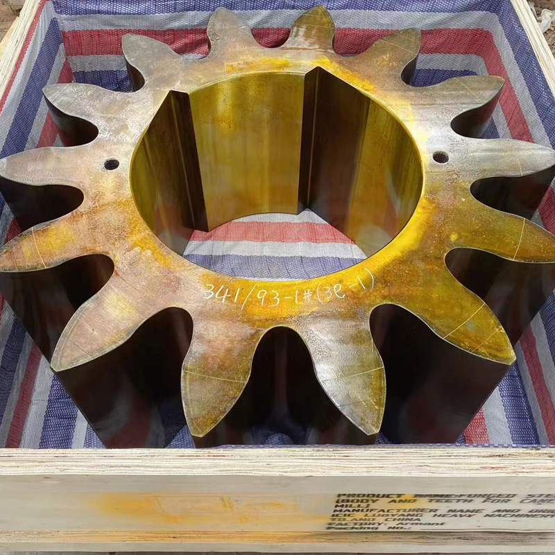 Large gear of coal mill
