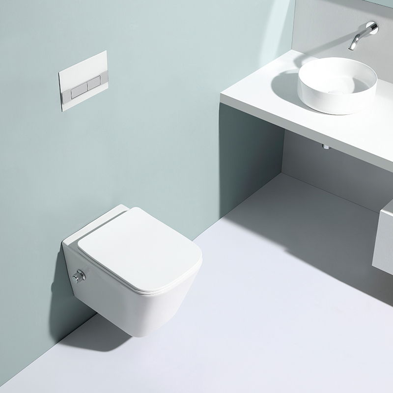 Modern Rimless Wall-Hung Toilet BF2370D – Compact, Silent, Efficient Ceramic WC