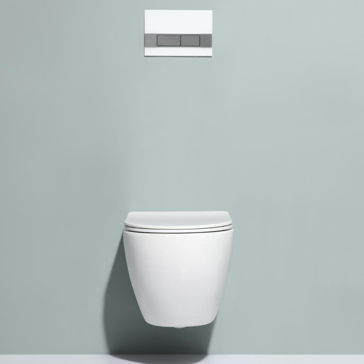 2379 Wandhängendes WC – Schlankes Design, geräuscharm, wassersparend