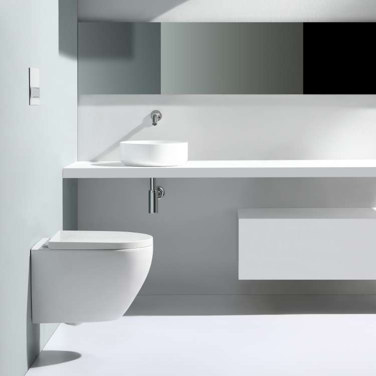 2379 Wandhängendes WC – Schlankes Design, geräuscharm, wassersparend