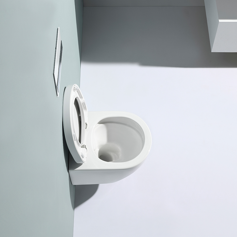 2412 Wall-Hung Toilet – Anti-Stain, Quiet Flush, Space-Saving Ceramic Design