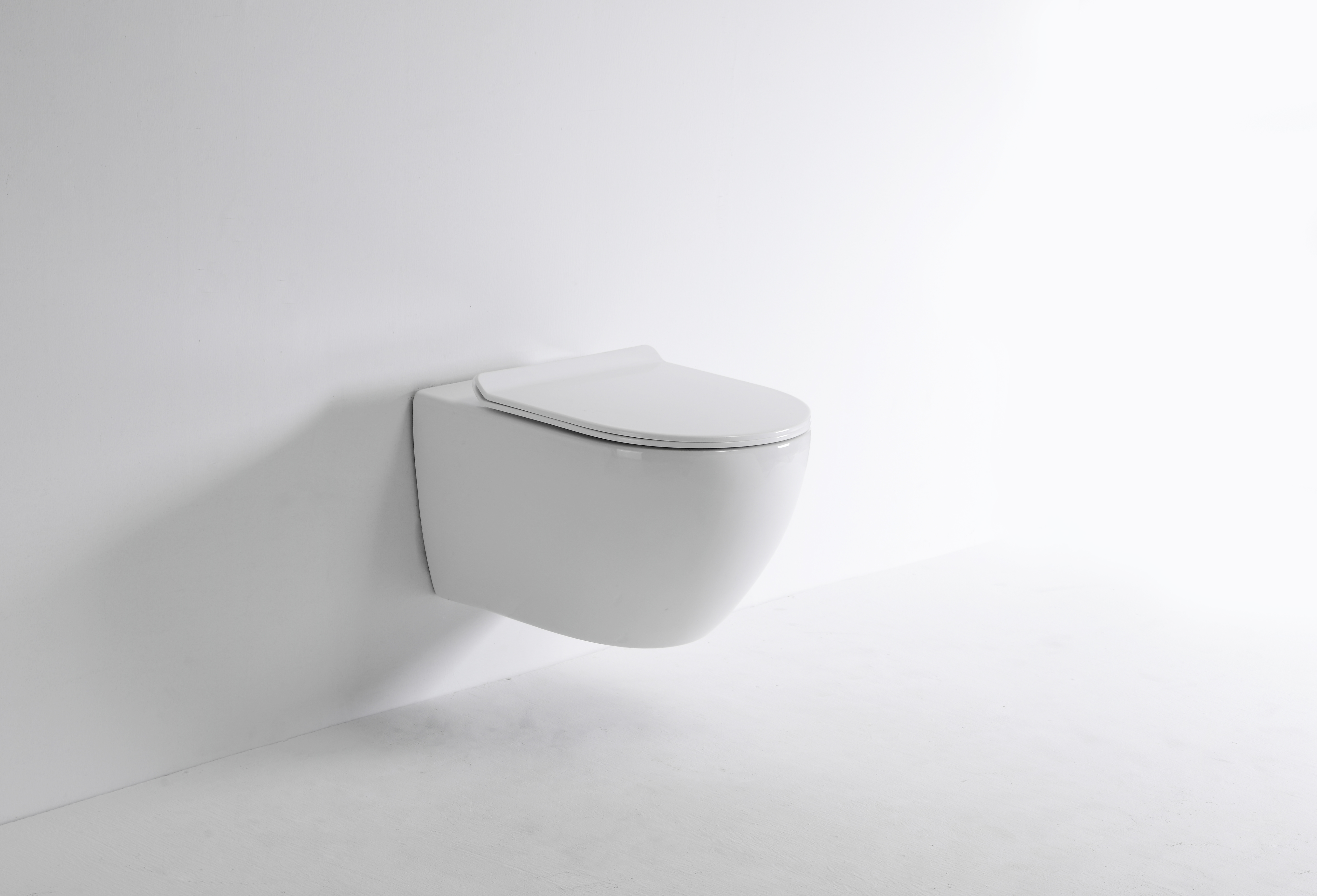 2416A Ultra Vortex Wall Hung Toilet - Compact Silent Ceramic WC
