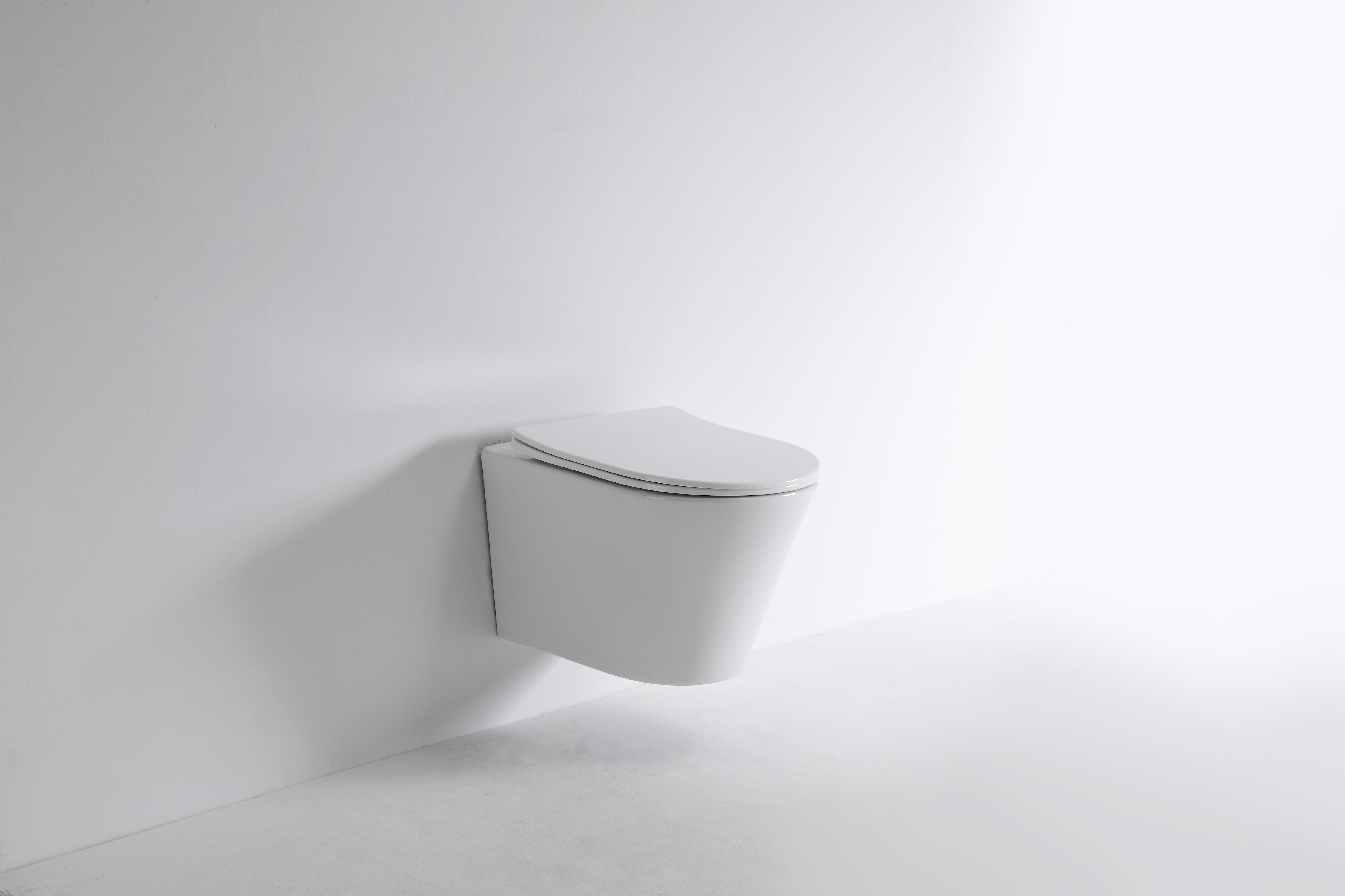 Inodoro Suspendido 2419D – Diseño Compacto Moderno con Asiento de Cierre Suave
