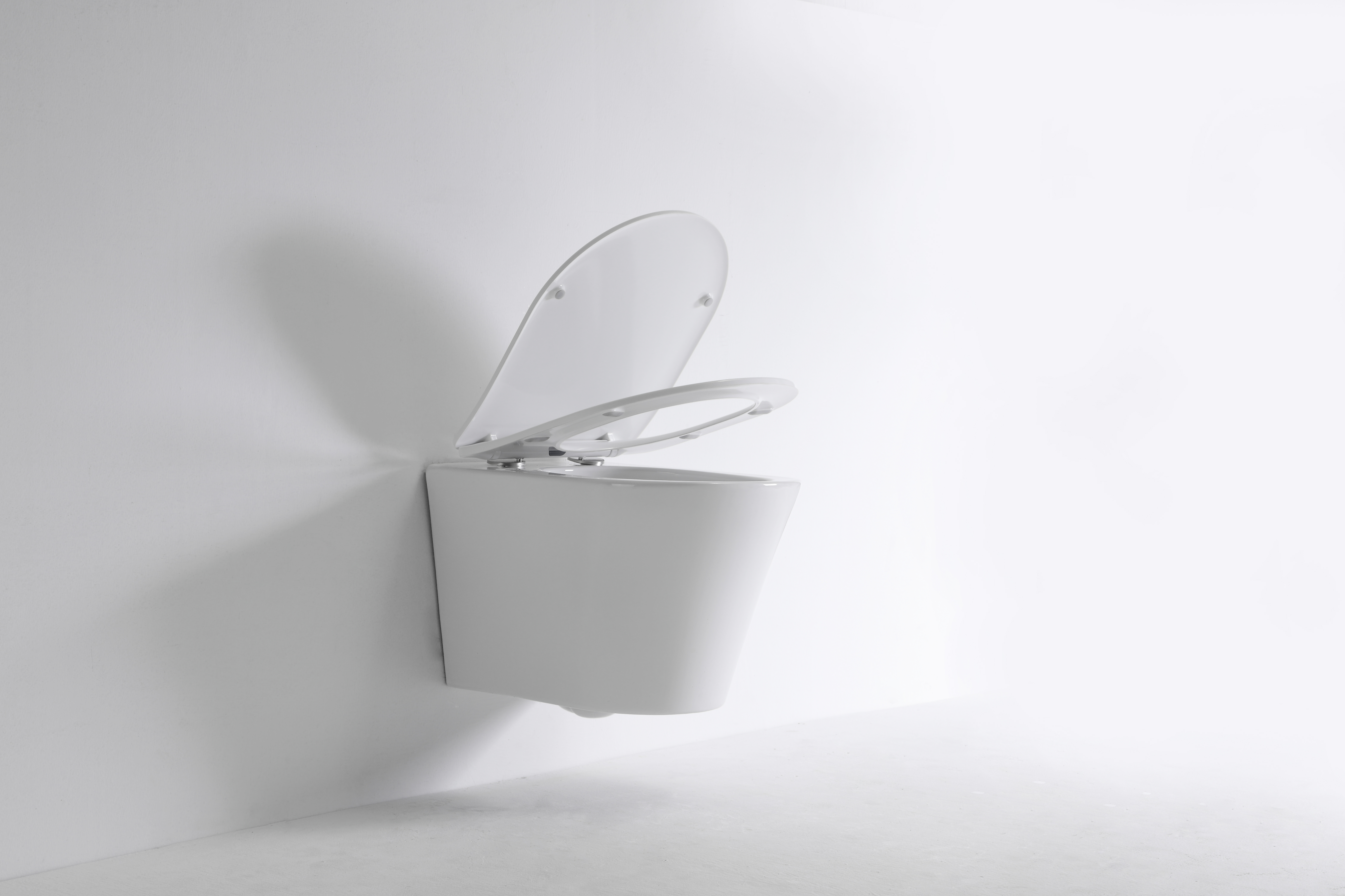 Elegant Wall-Hung Toilet 2419D – Rimless, Silent Flush Ceramic WC