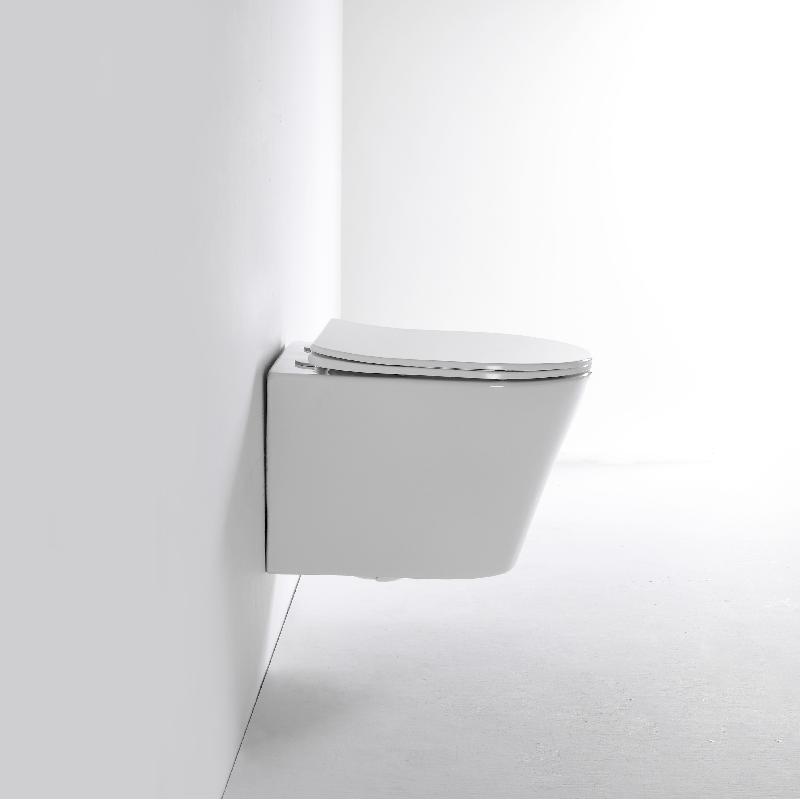 BF2419D Wall-Hung Toilet – Compact Vortex Flush with 4.5L Water Saving Design