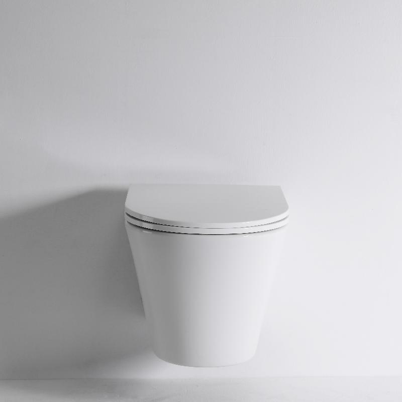 BF2419E Wall-Hung Toilet with Vortex Flush, Compact 4.5L Water-Efficient Design