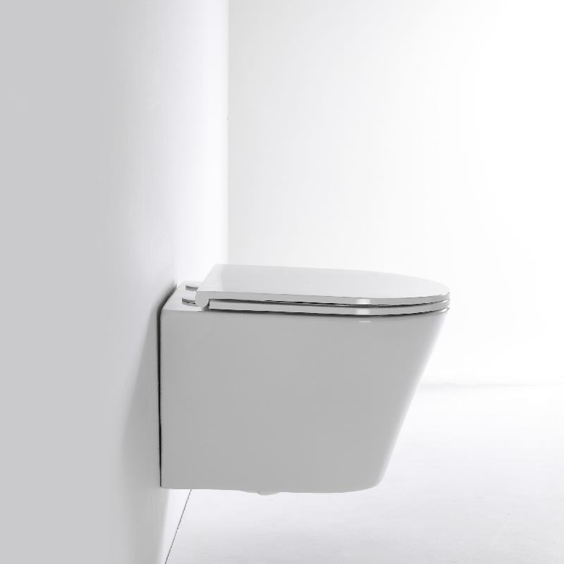 BF2419E Wall-Hung Toilet with Vortex Flush, Compact 4.5L Water-Efficient Design