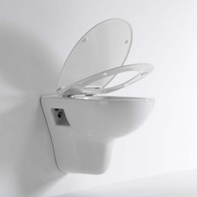 Inodoro Suspendido Moderno 2420D – Diseño Compacto, Descarga Silenciosa y Eficiente