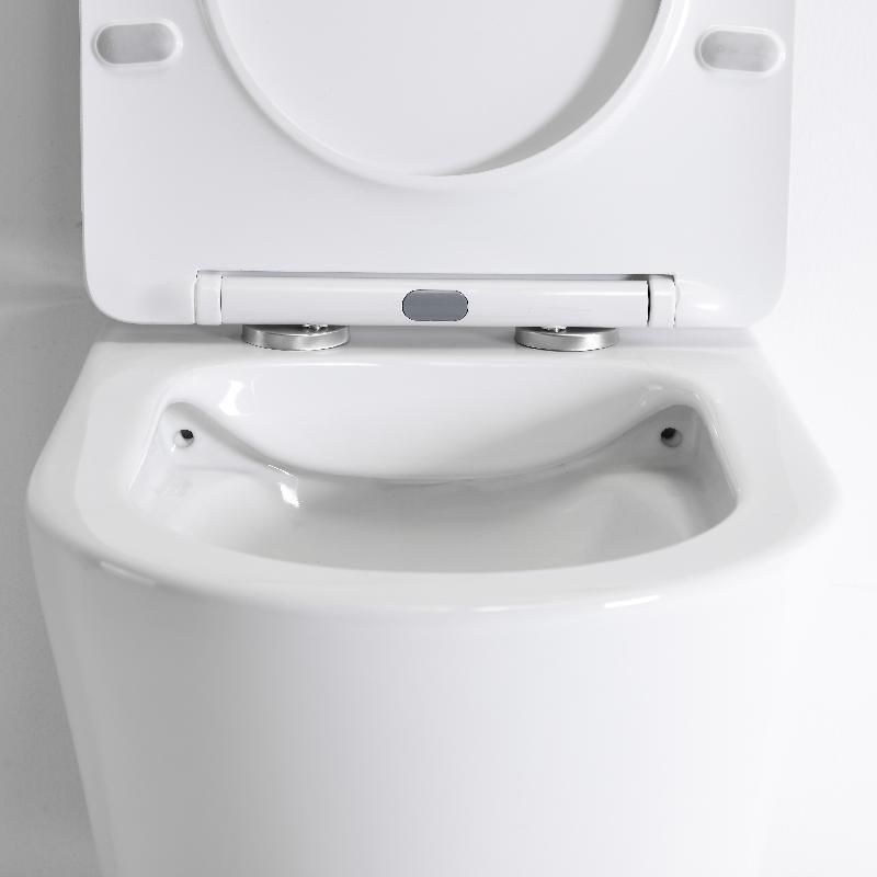 Wandhängendes WC BF2442 – Modernes randloses Design mit 180 mm P-Siphon