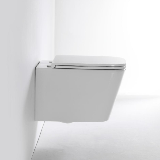 Modern Minimalist Wall-Hung Toilet 2440E – Compact, Quiet, Water-Efficient WC