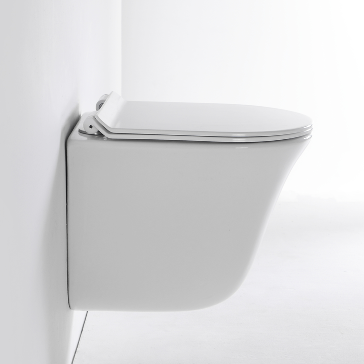 Modelo 2441A Vaso Sanitário Suspenso – WC Cerâmico Moderno de Parede