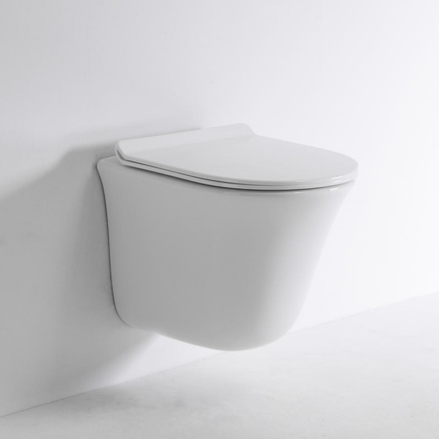 Modern Wall-Hung Toilet 2441A – Sleek Design, Space-Saving, Eco-Friendly