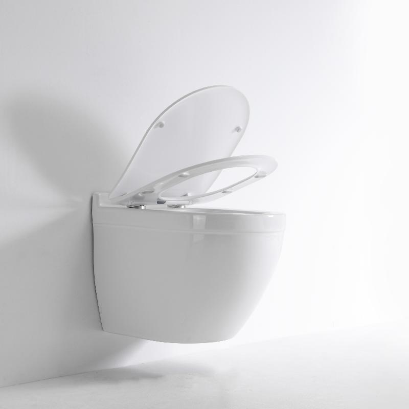 2442D Durable Wall Hung Ceramic Toilet with Quiet Flush