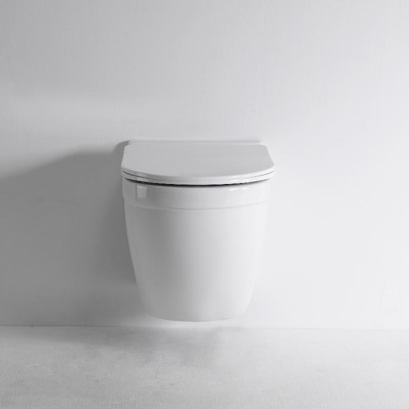 2442D Durable Wall Hung Ceramic Toilet with Quiet Flush