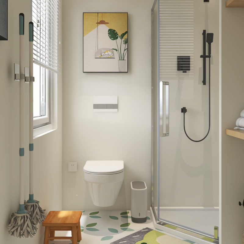Creating a Hygienic and Modern Bathroom with Wet and Dry Separation
