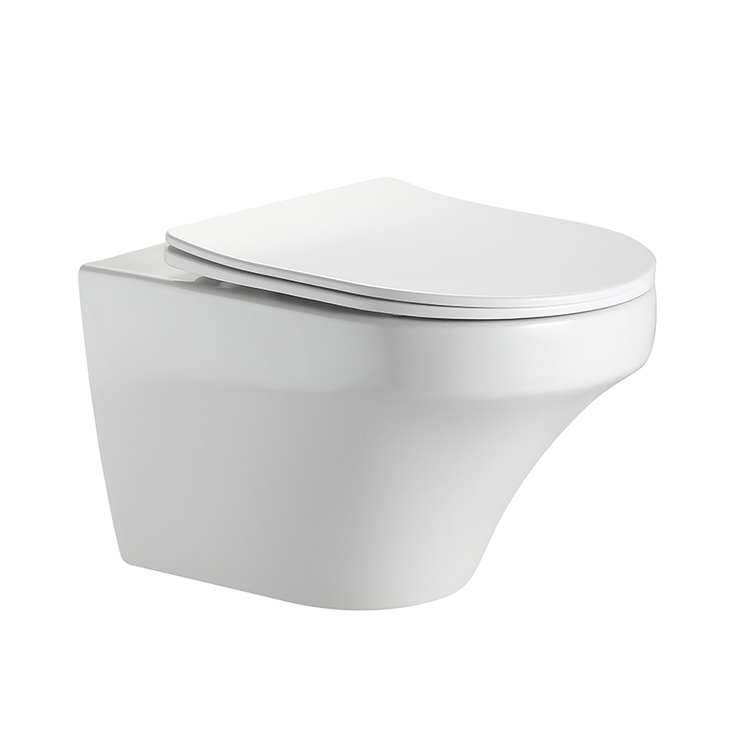 2462D Wall-Hung Toilet – Modern Compact Ceramic WC with Sleek Contours