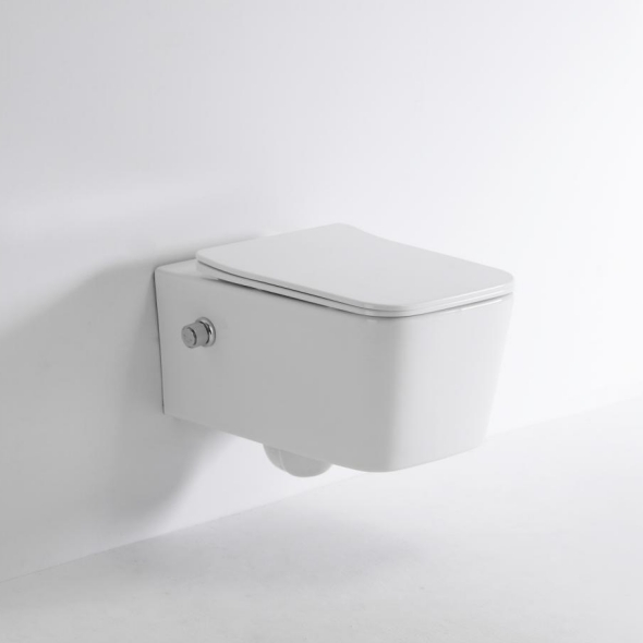 Wandhängendes Dusch-WC 2467D-BD – Hygienisch, Kompakt, Soft-Close