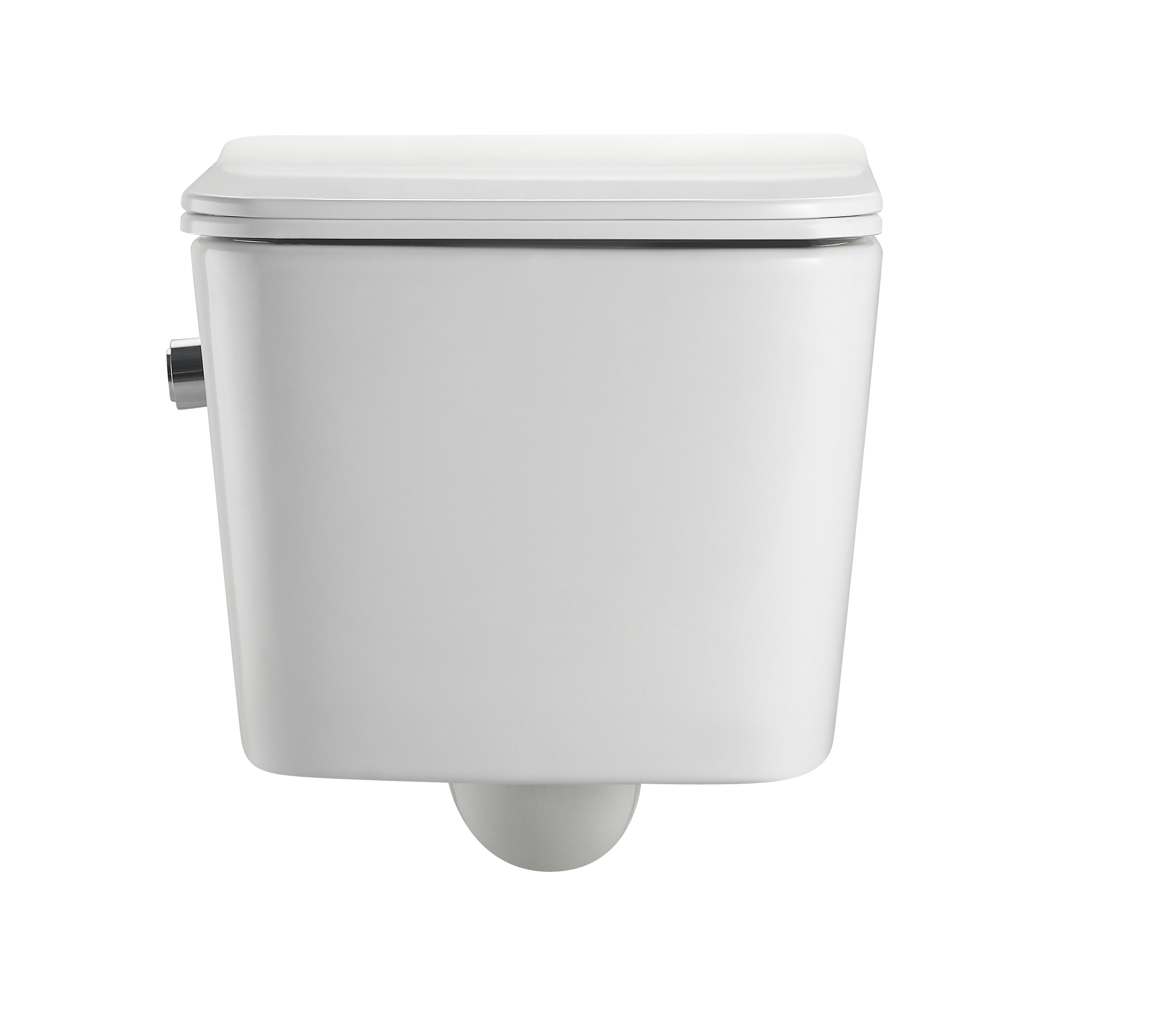 BF2467D-BD Square Wall Hung Toilet – Modern Ceramic WC with Anti-Stain Finish