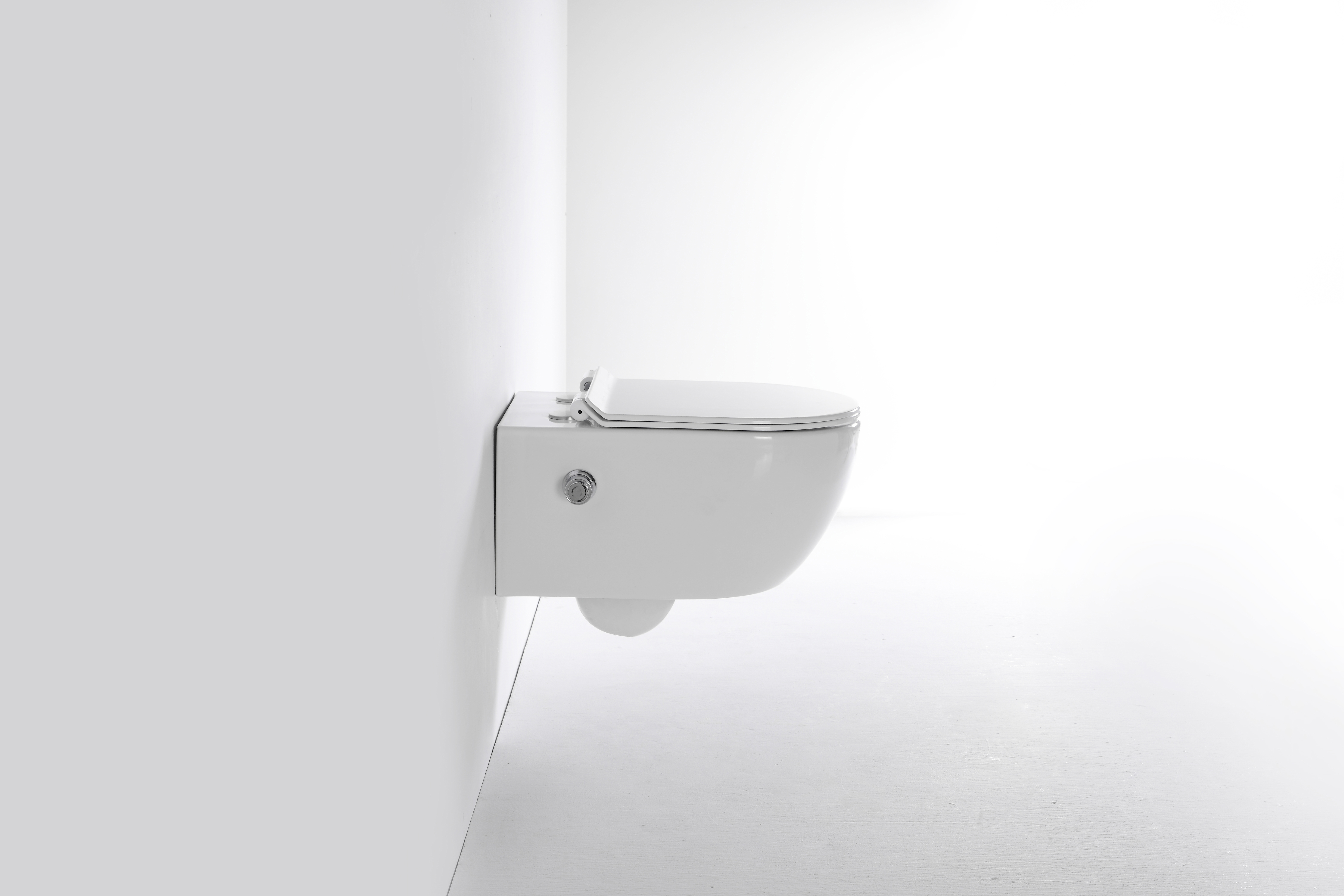 Modern Wall-Hung Toilet 2468A-BD - Sleek, Space-Saving Ceramic WC