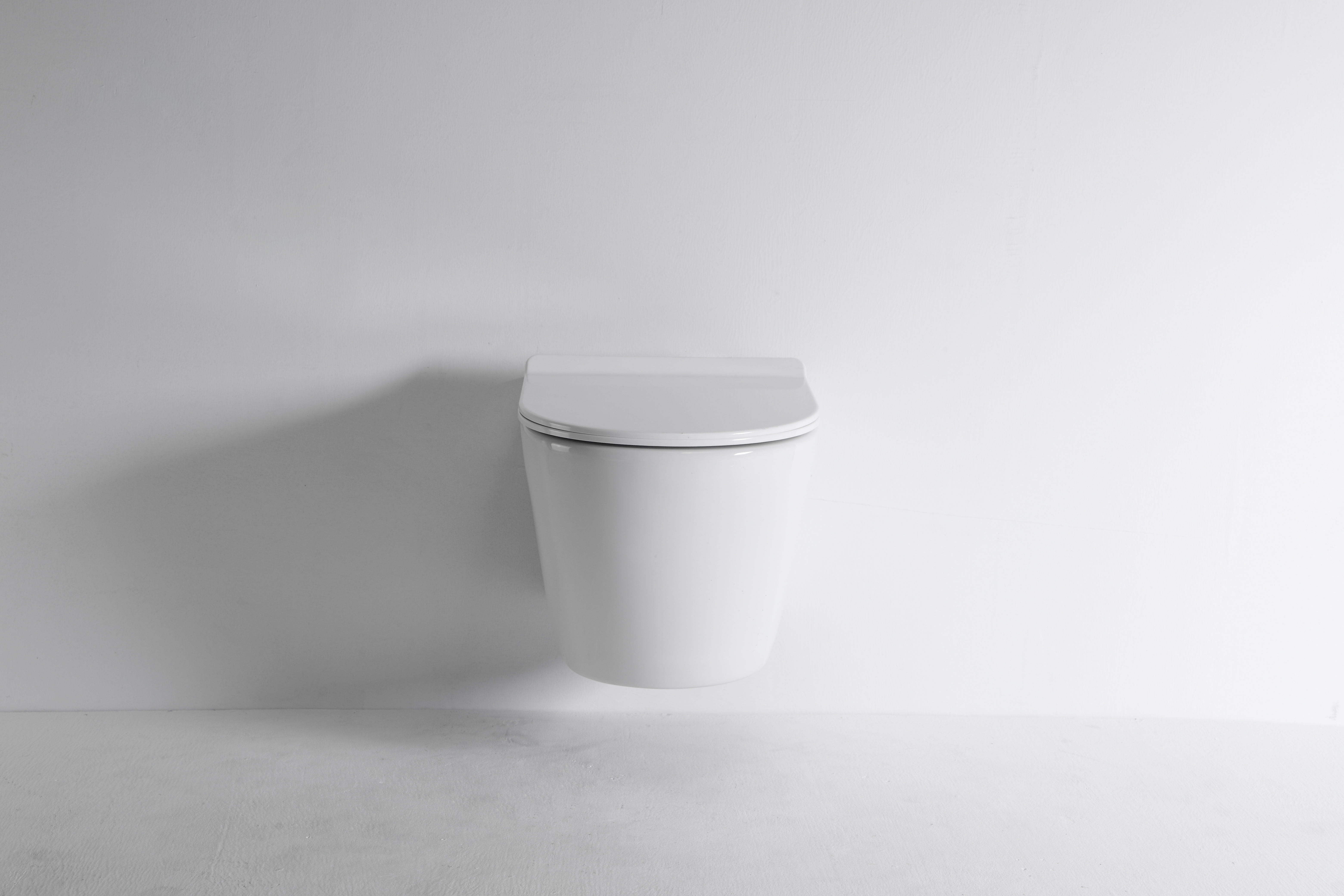 Minimalist Wall-Hung Toilet with Soft Close Lid