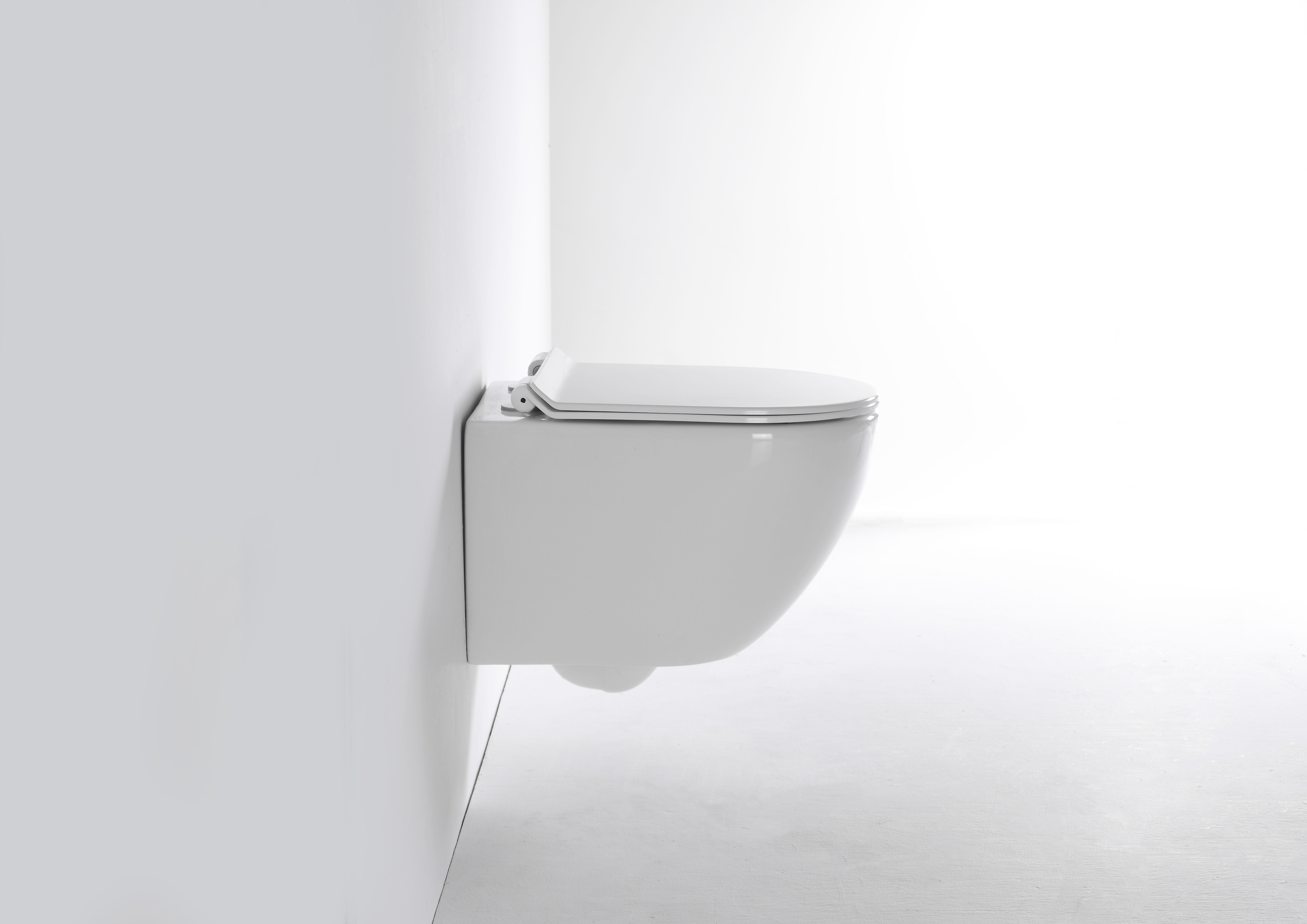 Modern Wall-Hung Toilet 2478A – Space-Saving, Sleek, Silent Flush Ceramic WC
