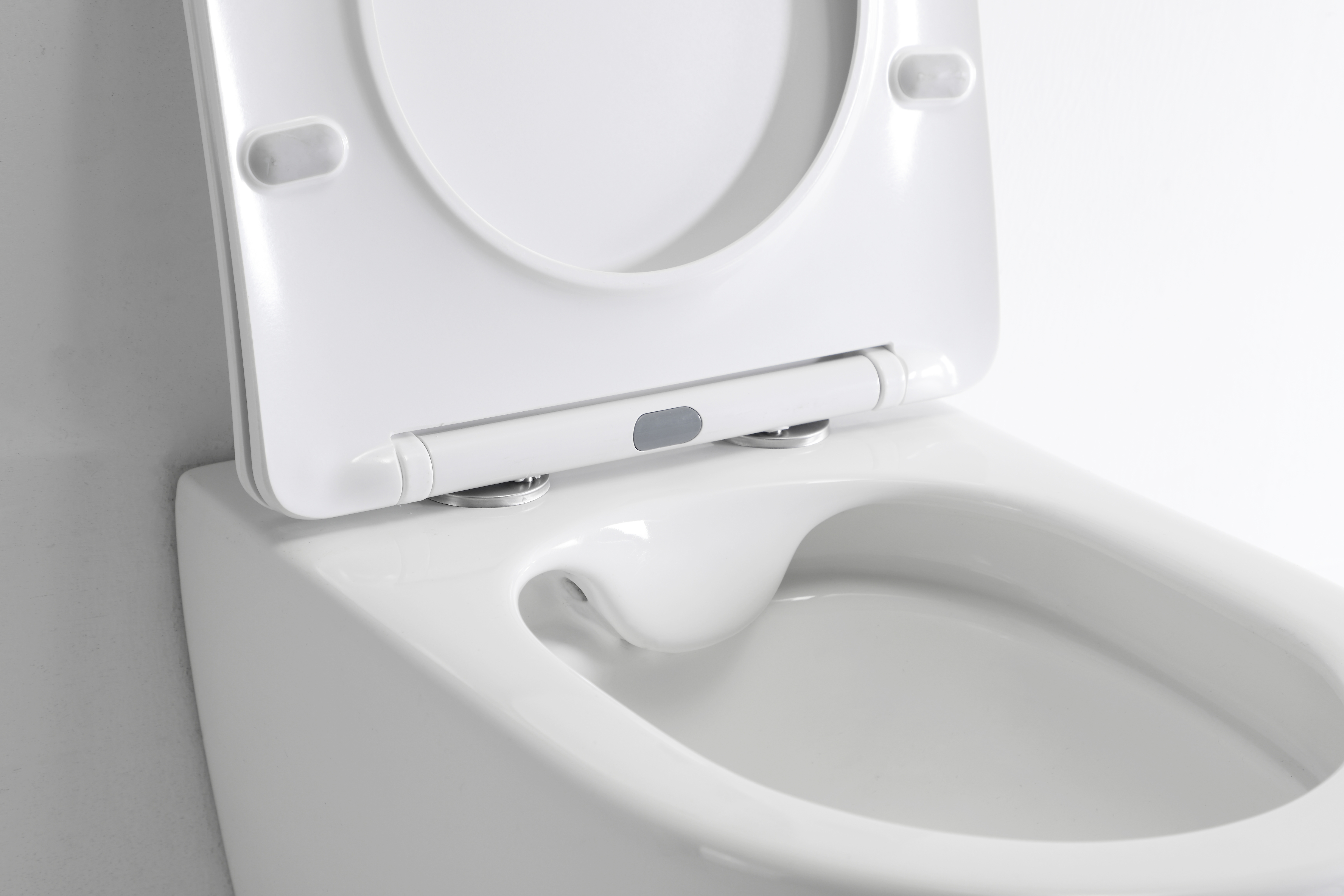 Inodoro Suspendido Minimalista 2478D | Diseño Moderno de Cerámica Blanca para Baño Hogar u Hotel