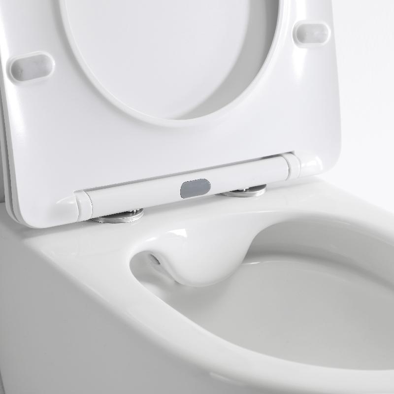 Minimalist Wall-Hung Toilet - Modern Compact Design with Soft-Close Seat