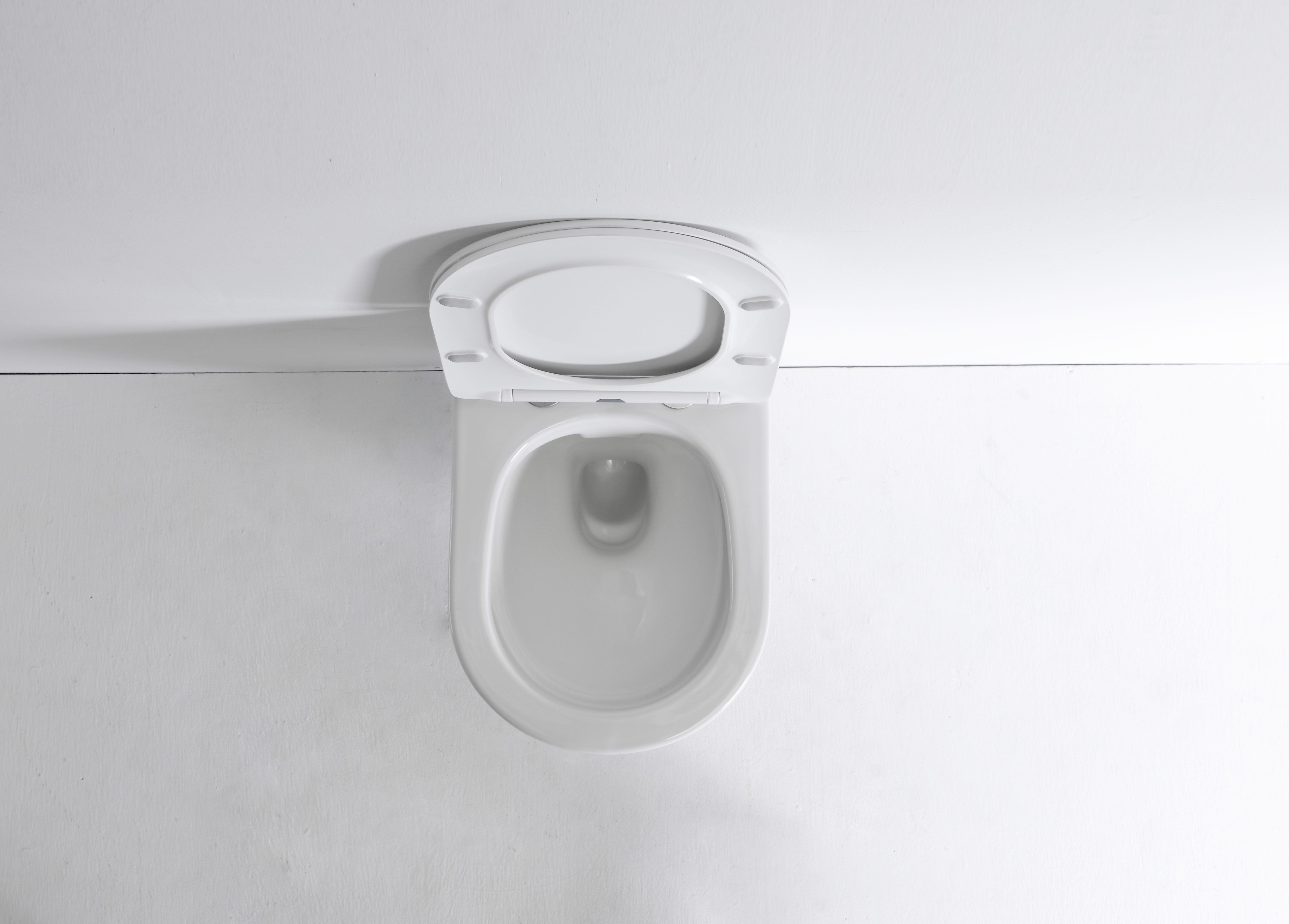 Wandhängendes WC 2479D – Modernes, randloses Keramik-WC mit Soft-Close-Sitz