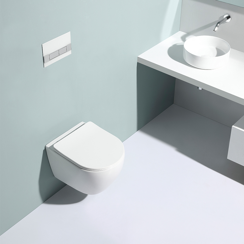 2479D Wall-Hung Toilet – Sleek Design, Ultra-Quiet, High-Efficiency Ceramic WC