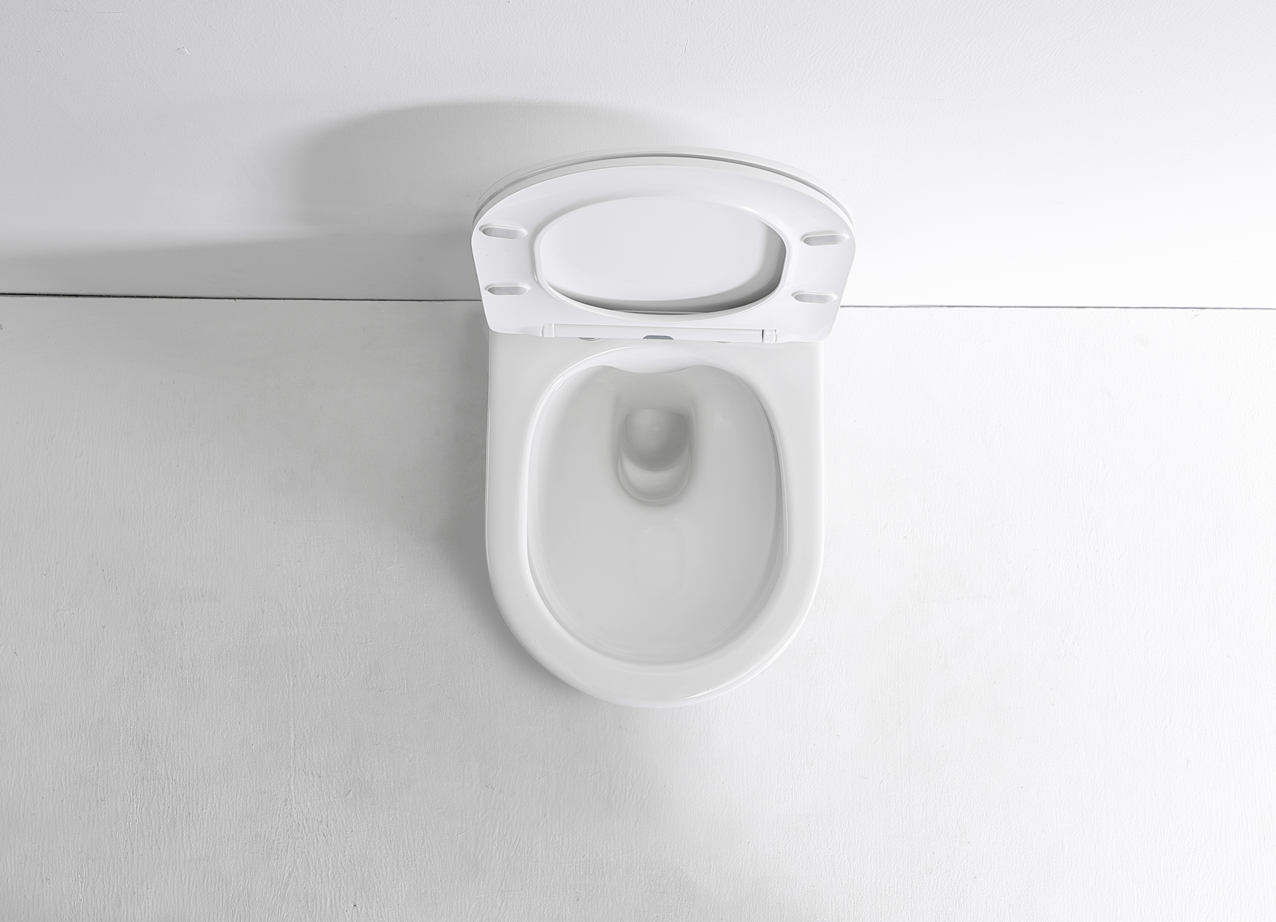 WC Suspendu 2518E - Sans Bride, Abattant Soft-Close, Design Compact