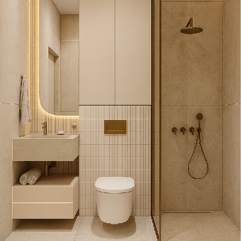 Modern Ceramic Wall-Hung Toilet | Green Bathroom Integration | Rimless, Silent Flush