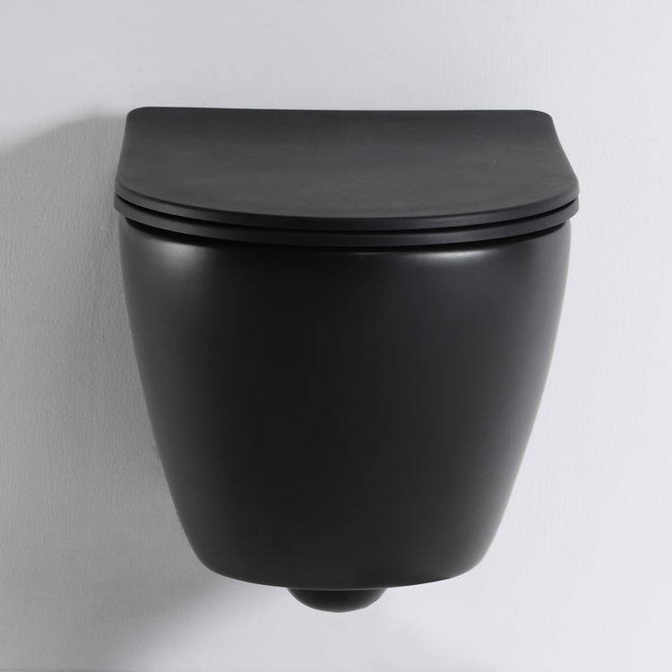 Wall-Hung Toilet - Model 2478 Matte Black
