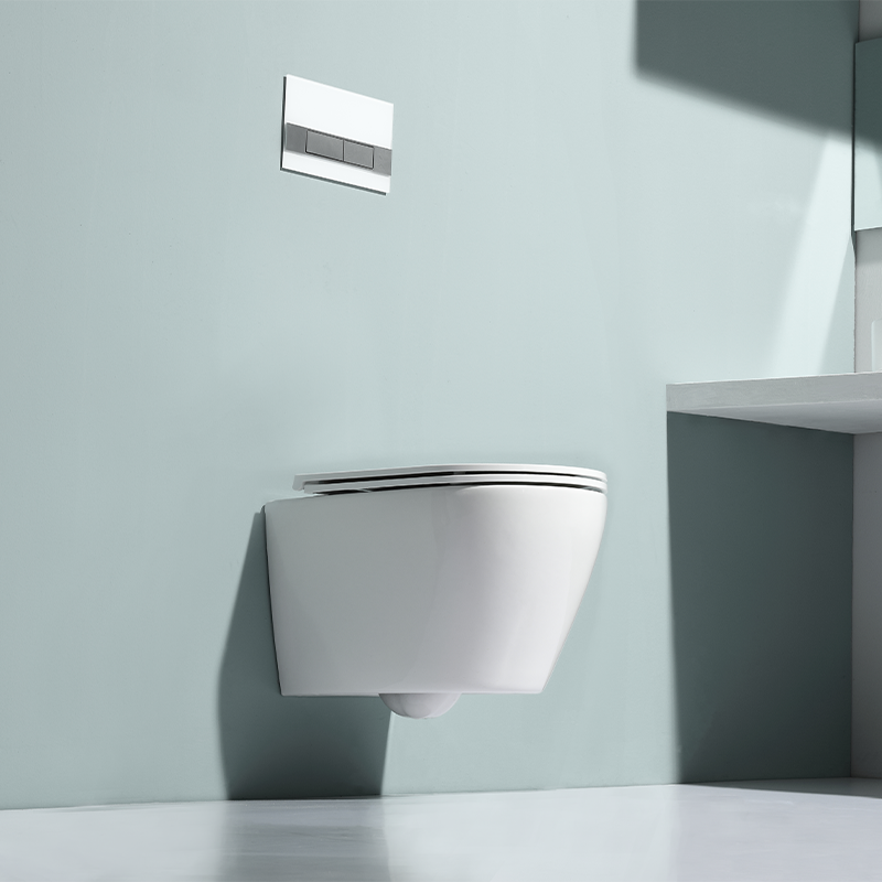 2476D Wall Hung Toilet – Modern Compact Ceramic WC