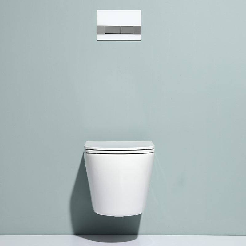 2476D Wall Hung Toilet – Modern Compact Ceramic WC
