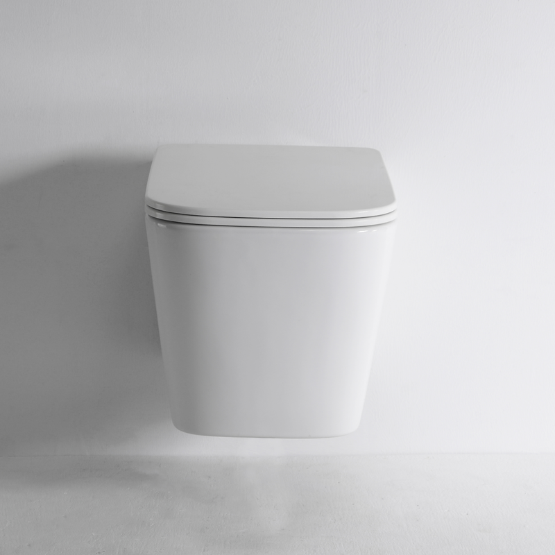 Wandhängendes Vortex-Keramik-WC Modell 2417D – Modernes Design, geräuscharmer Absenkdeckel, platzsparend & wassersparend