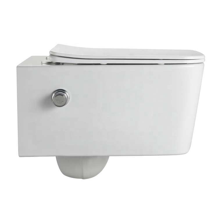 Modell 2467D-BD – Randloses wandhängendes WC mit integrierter Duschfunktion & Soft-Close Sitz