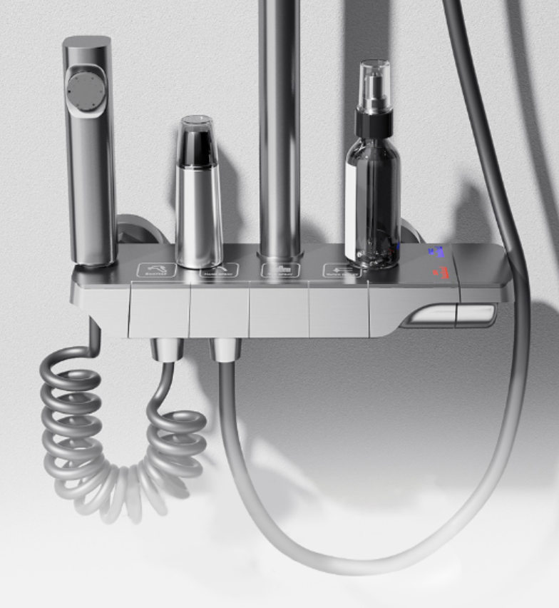 Elegant Wall-Mounted Thermostatic Shower System with Square Rainfall Head and Handheld Sprayer