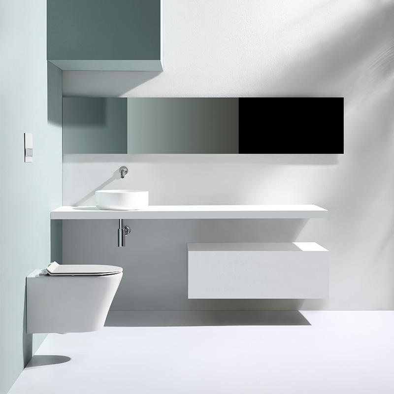 Smart Wall-Hung Toilet BF2490A – 3/6L Dual Flush, Self-Cleaning, High Efficiency Ceramic WC