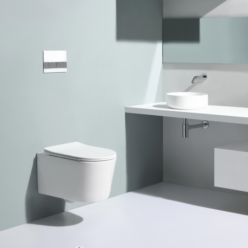 BF2366D Compact Wall Hung Toilet | Anti-Stain, Quiet, Sleek Design