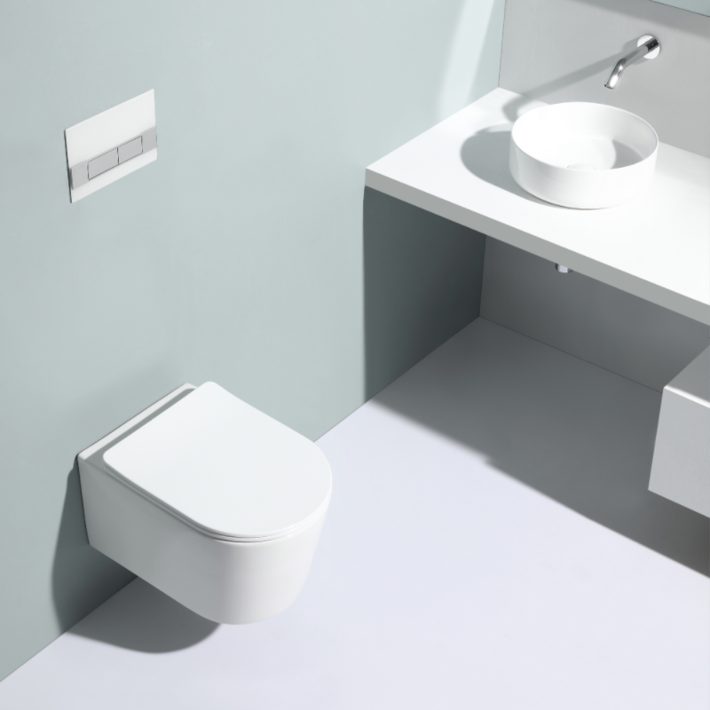 BF2366D Compact Wall Hung Toilet | Anti-Stain, Quiet, Sleek Design