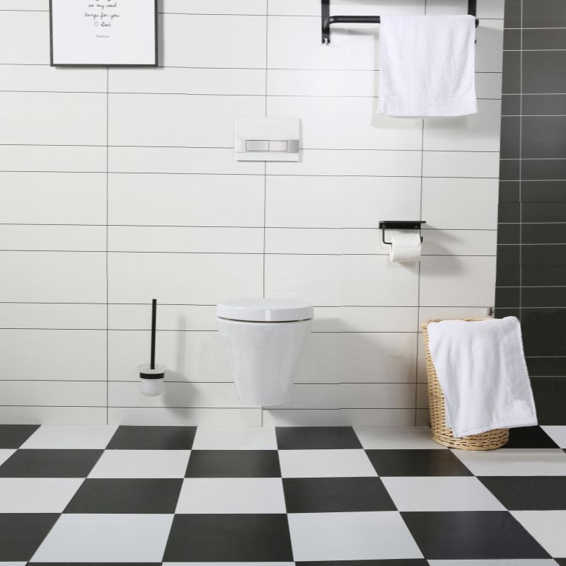 Toilette Murale en Céramique BF2409 | Design Moderne, Abattant à Fermeture Douce, Économie d'Eau