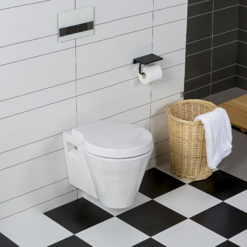 BEFEN Wall Hung Ceramic Toilet Dual Flush Concealed Tank