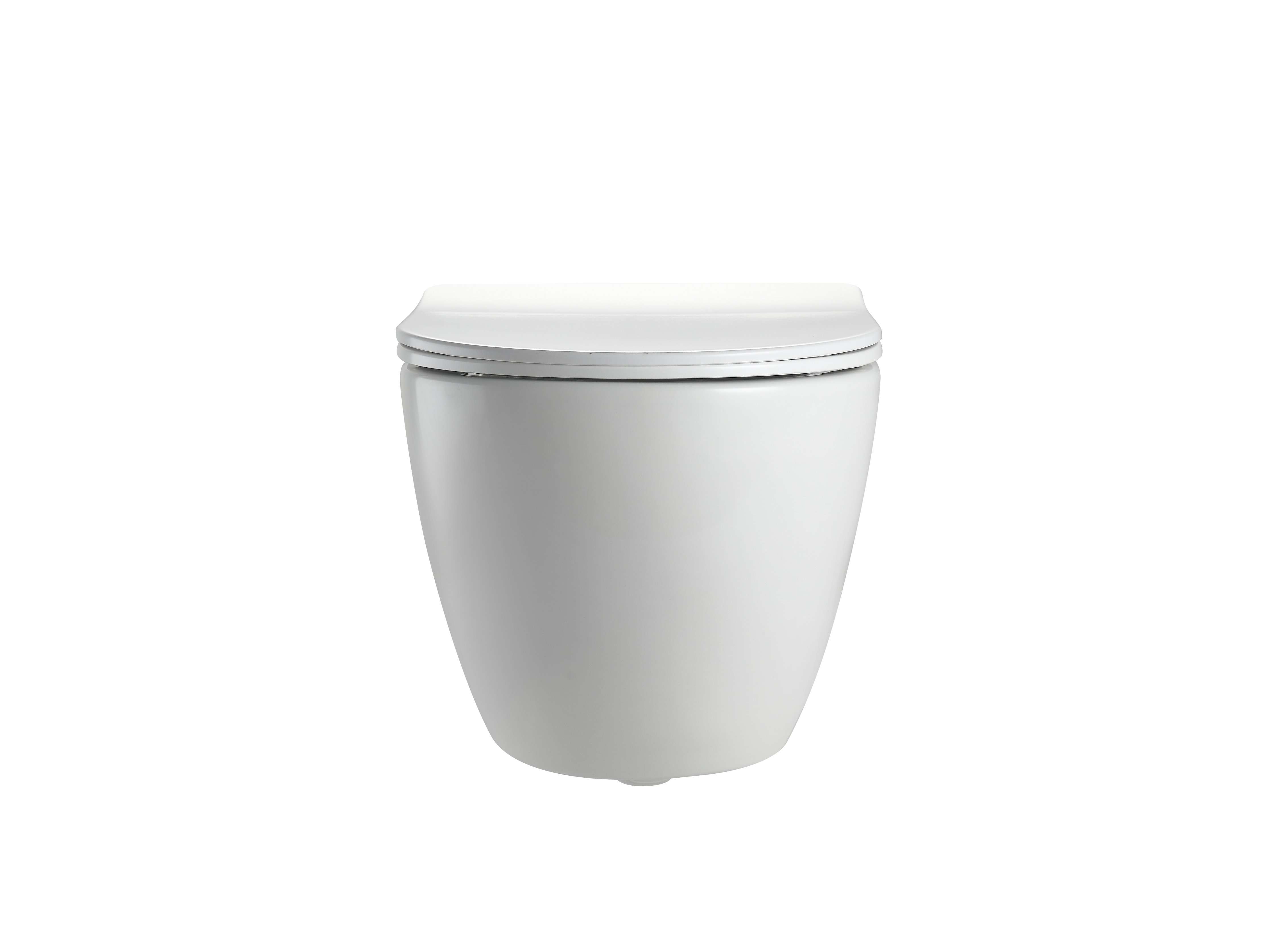 BF2416D Modern Minimalist Wall Hung Toilet – Soft Close, Compact Rimless Design
