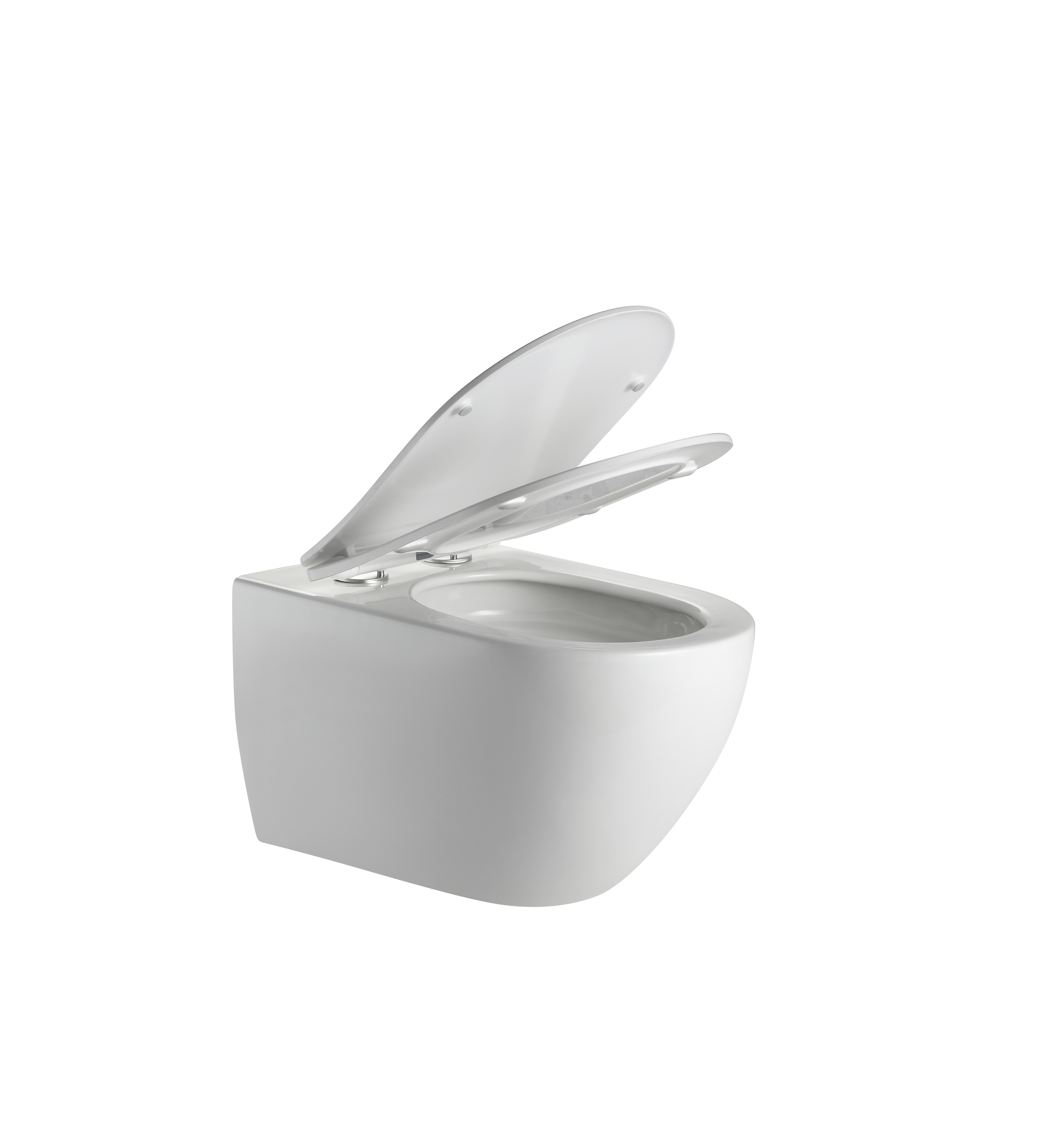 BF2416D Modern Minimalist Wall Hung Toilet – Soft Close, Compact Rimless Design