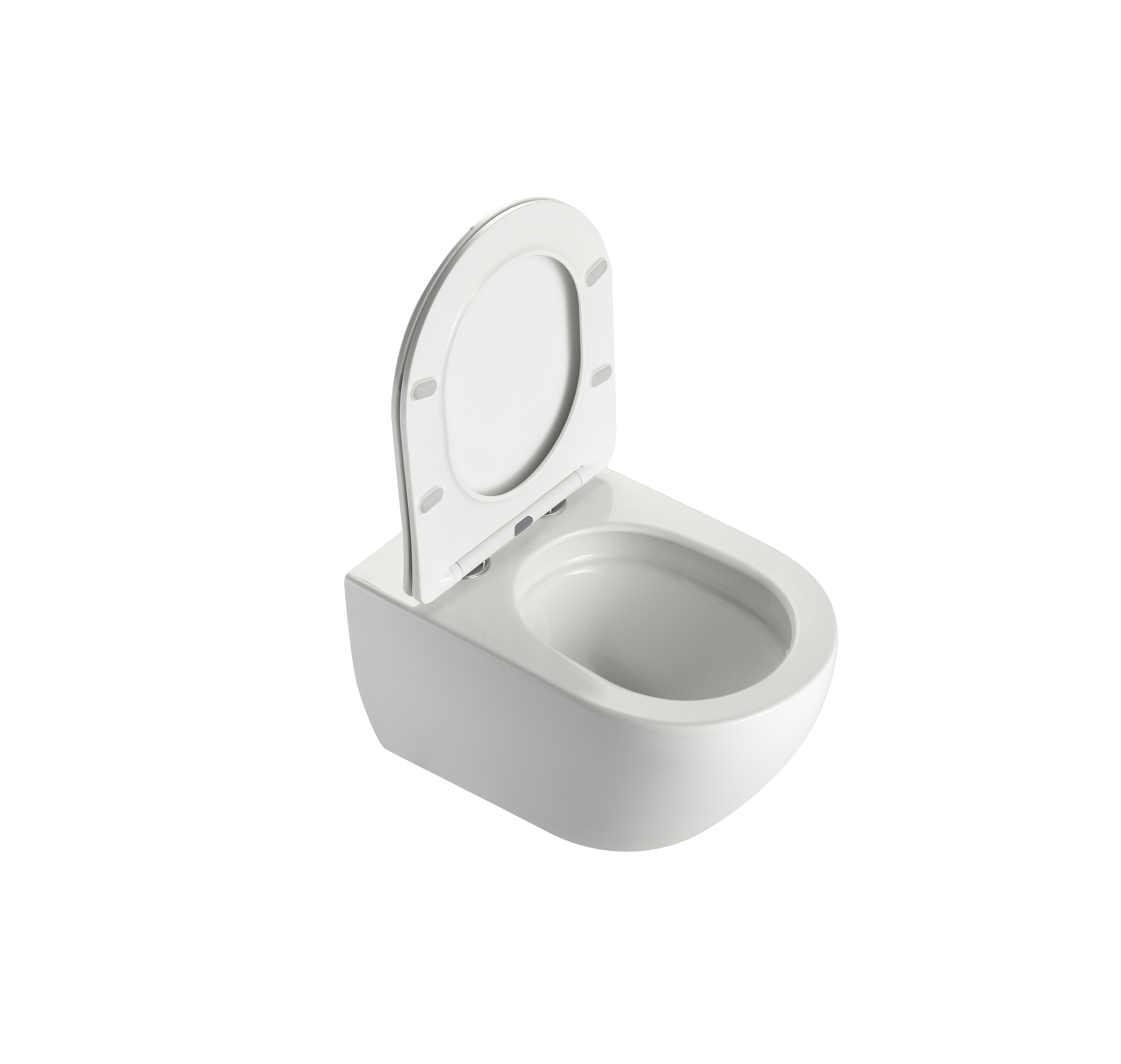 BF2416D Modern Minimalist Wall Hung Toilet – Soft Close, Compact Rimless Design