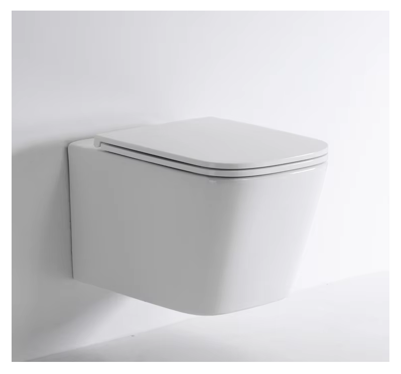 BF2440D Modern Wall-Hung Ceramic Toilet – Minimalist Design with Soft-Close Seat