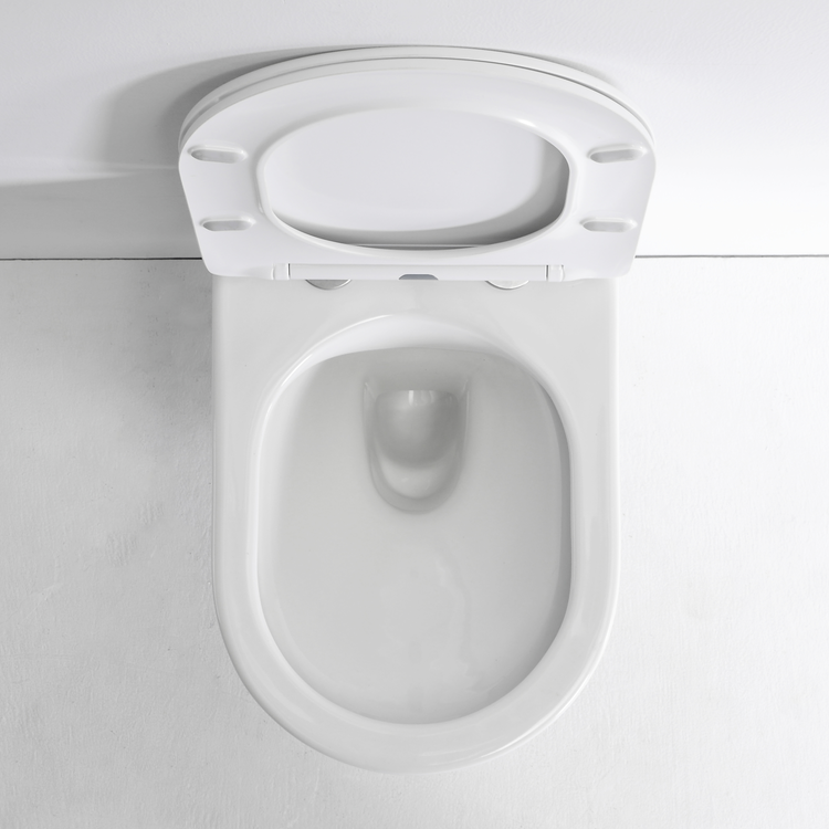 Modern Wall-Hung Ceramic Toilet BF2442D – Vortex Flushing, Dual-1Flush, Stylish White