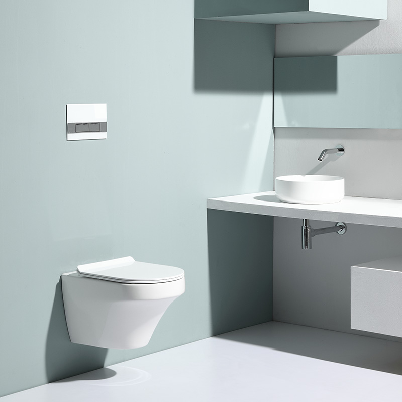 Toilettes suspendues modernes à faible consommation d'eau – Design élégant