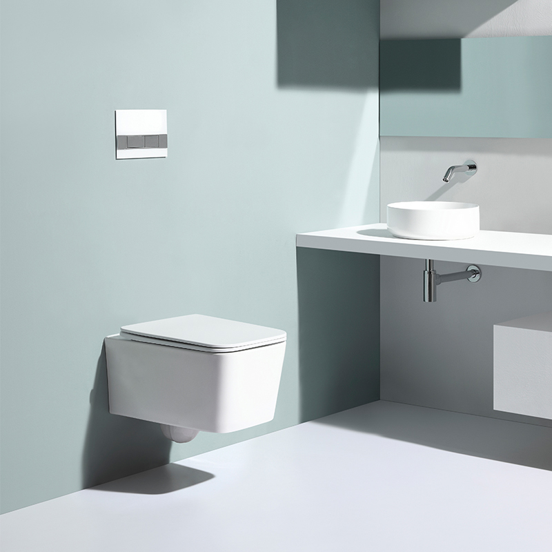 Wandhängendes WC 2467D – Modernes, Platzsparendes Design mit Leiser Spülung